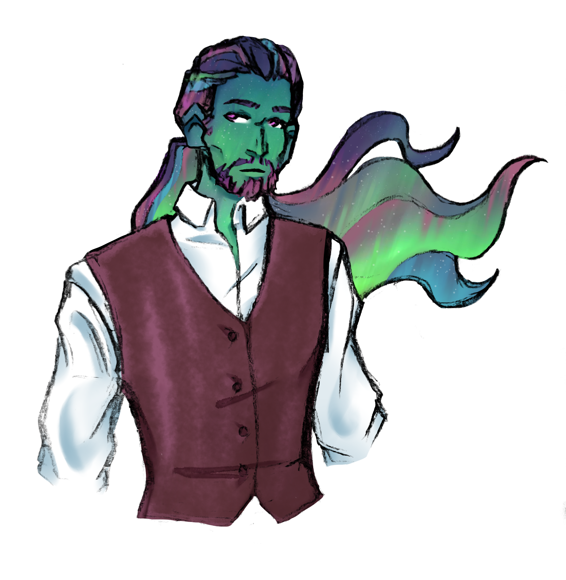 Drawing of Lucian Galenes