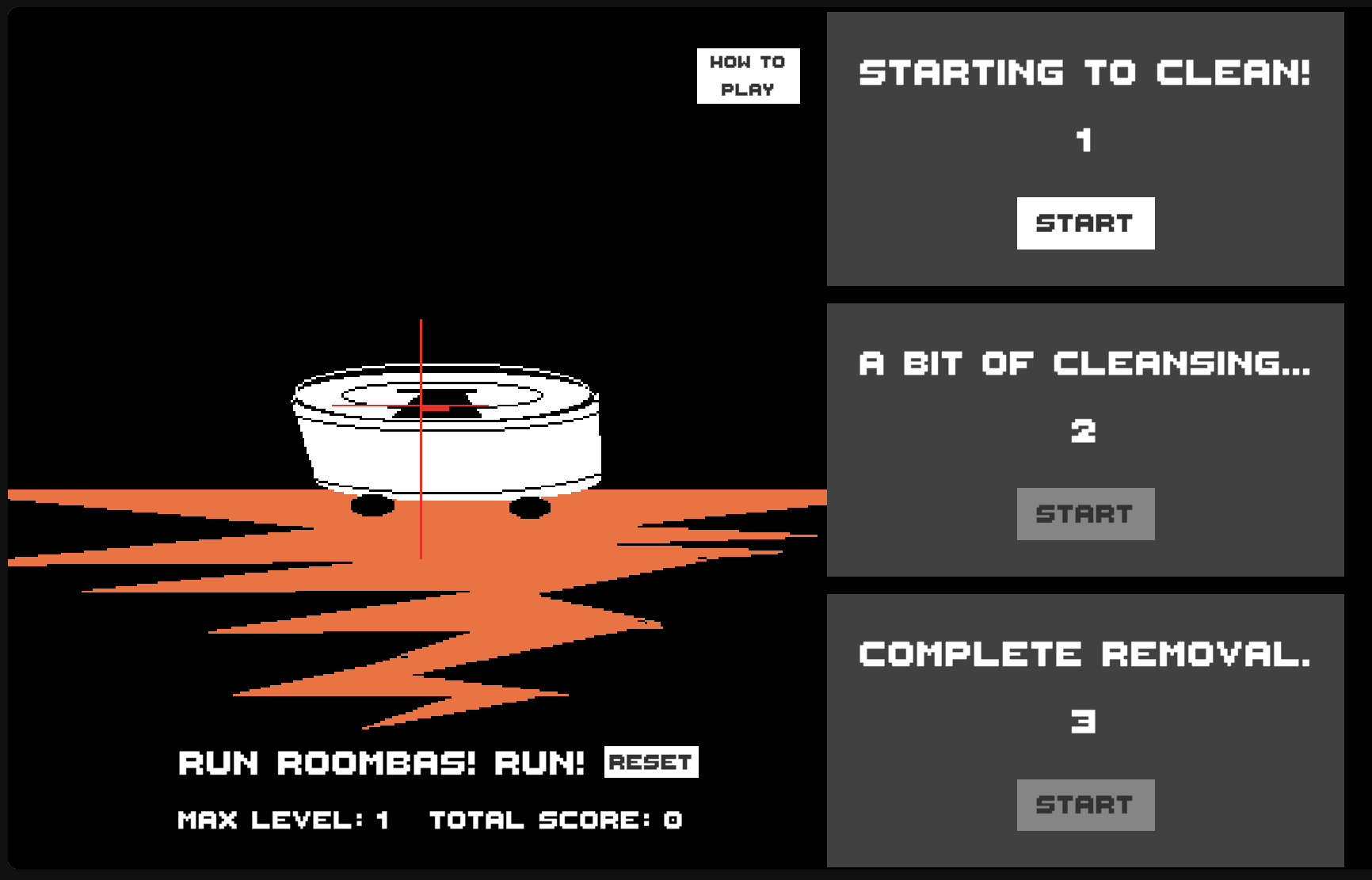 Run Roombas! Run! Game Screenshot