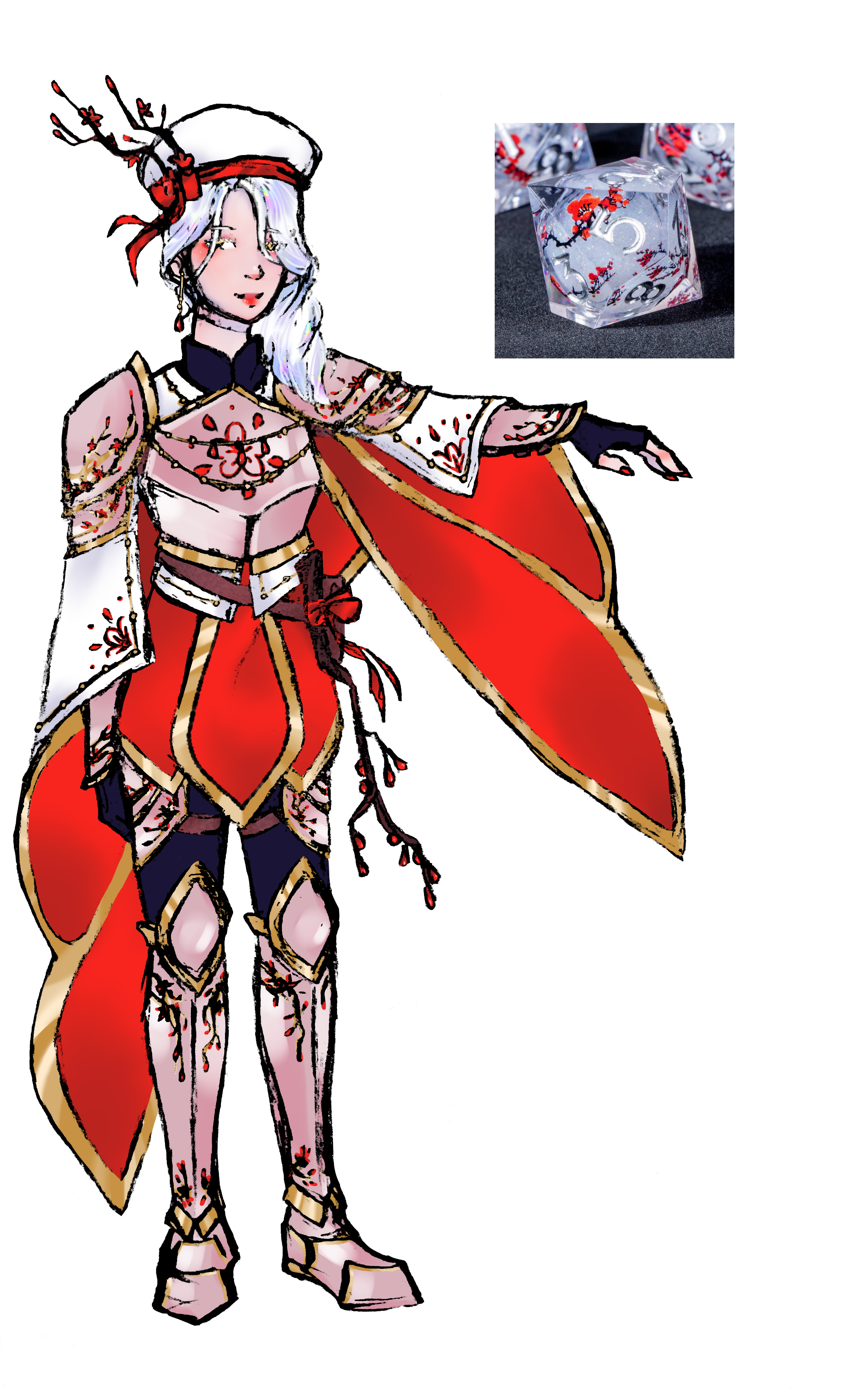 Drawing of Chesna the Peace Cleric