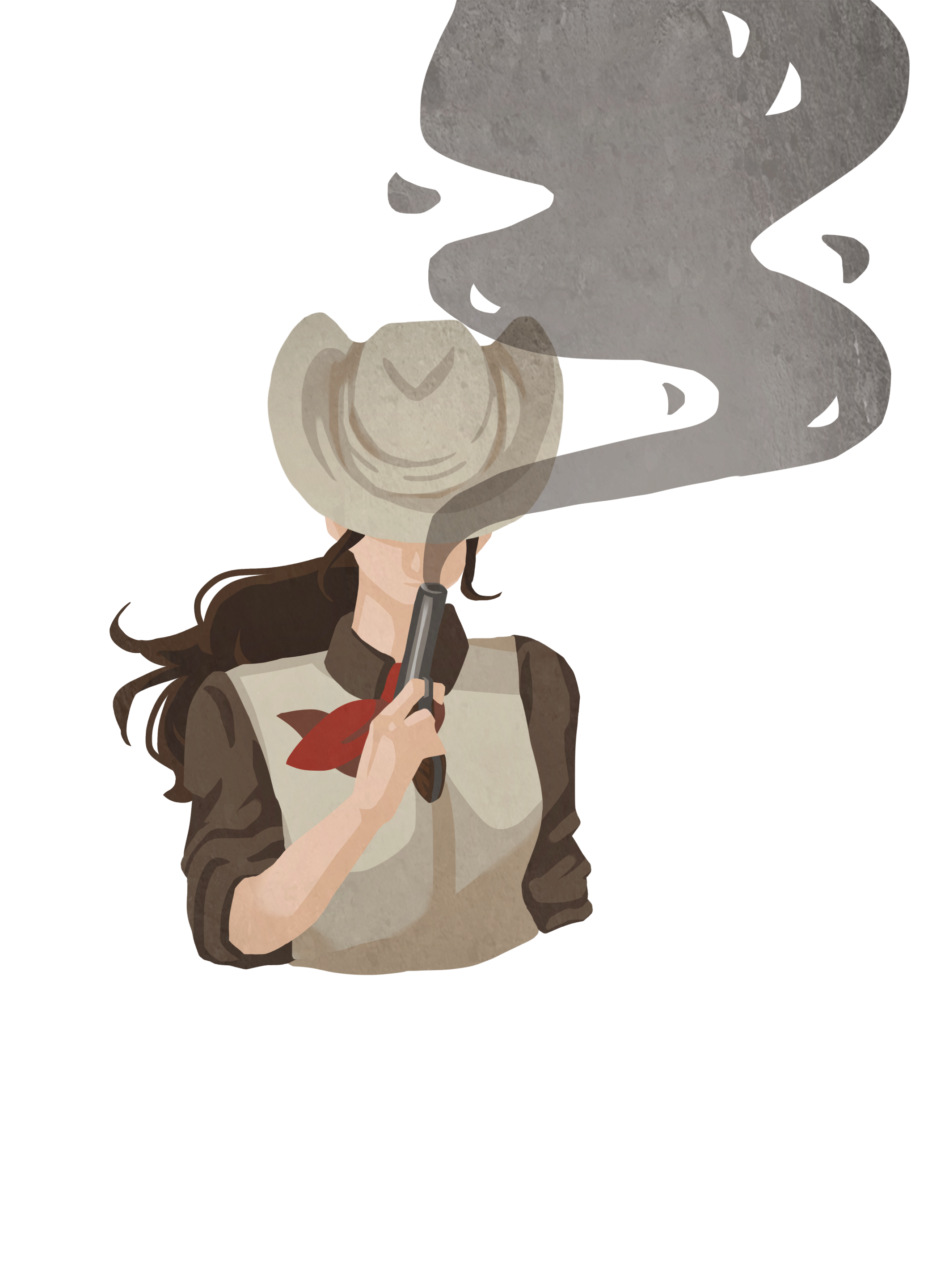 Drawing of Eureka the Gunslinger