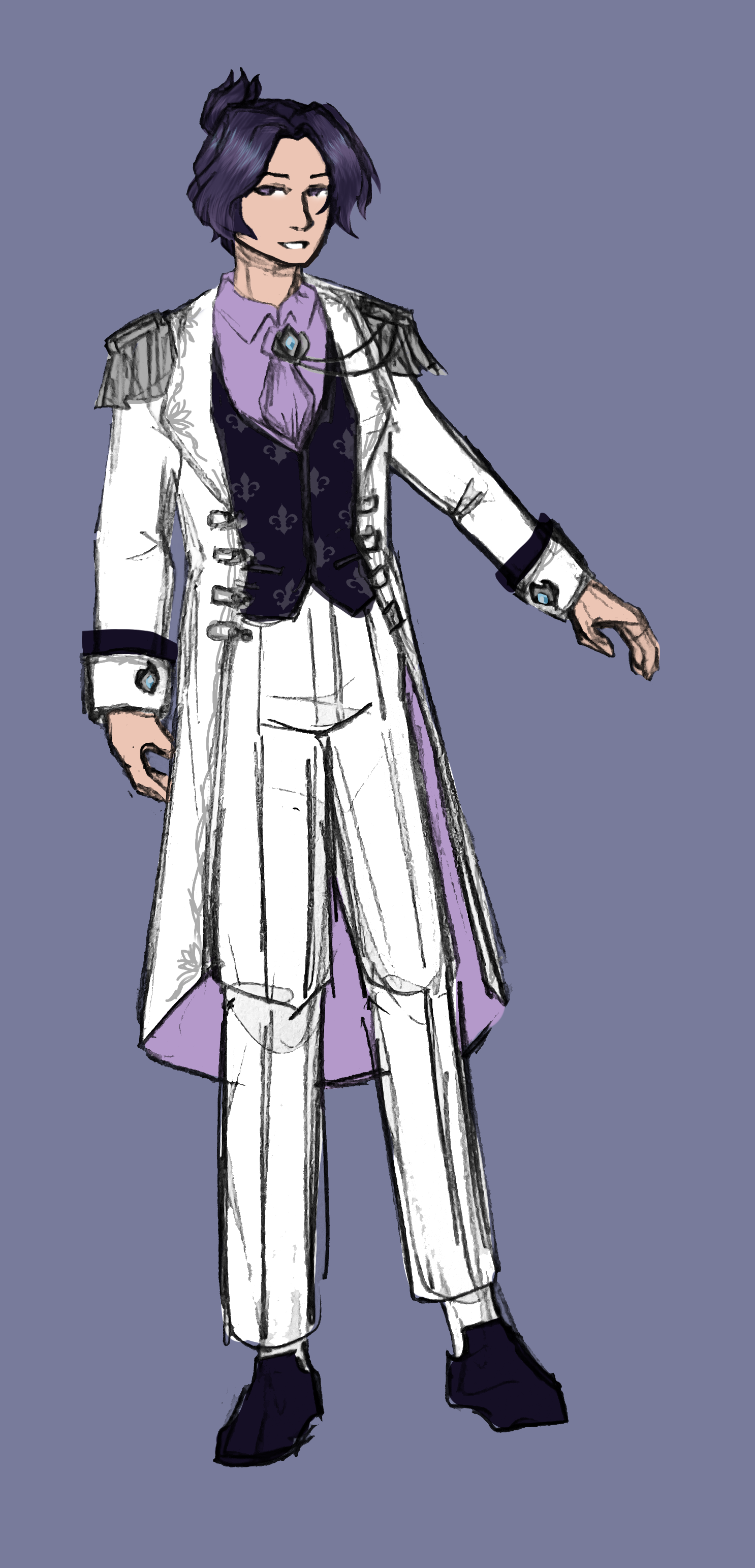 Drawing of formal character