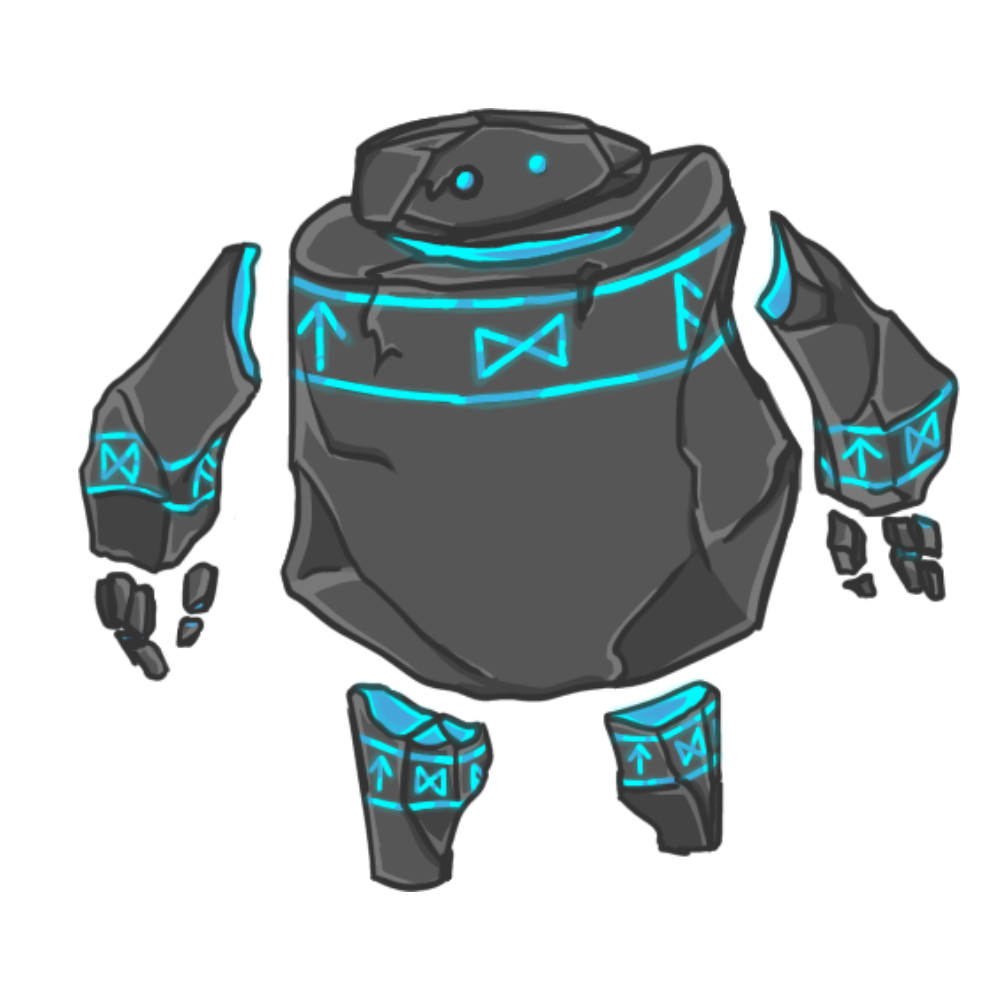 Drawing of Golem