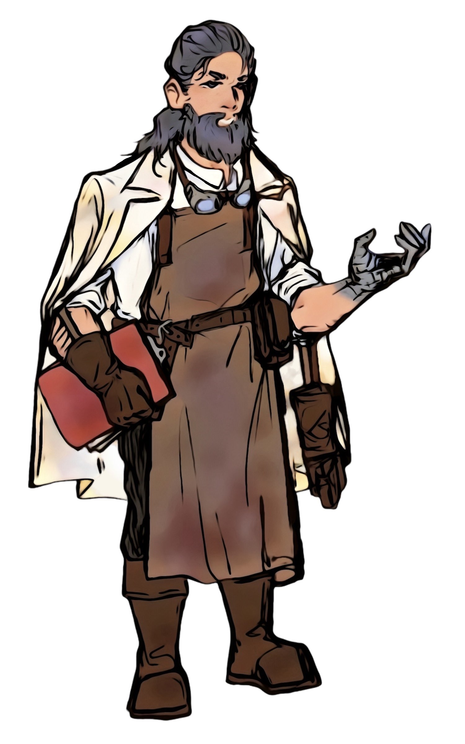 Drawing of Kalmir the Bloodwarden