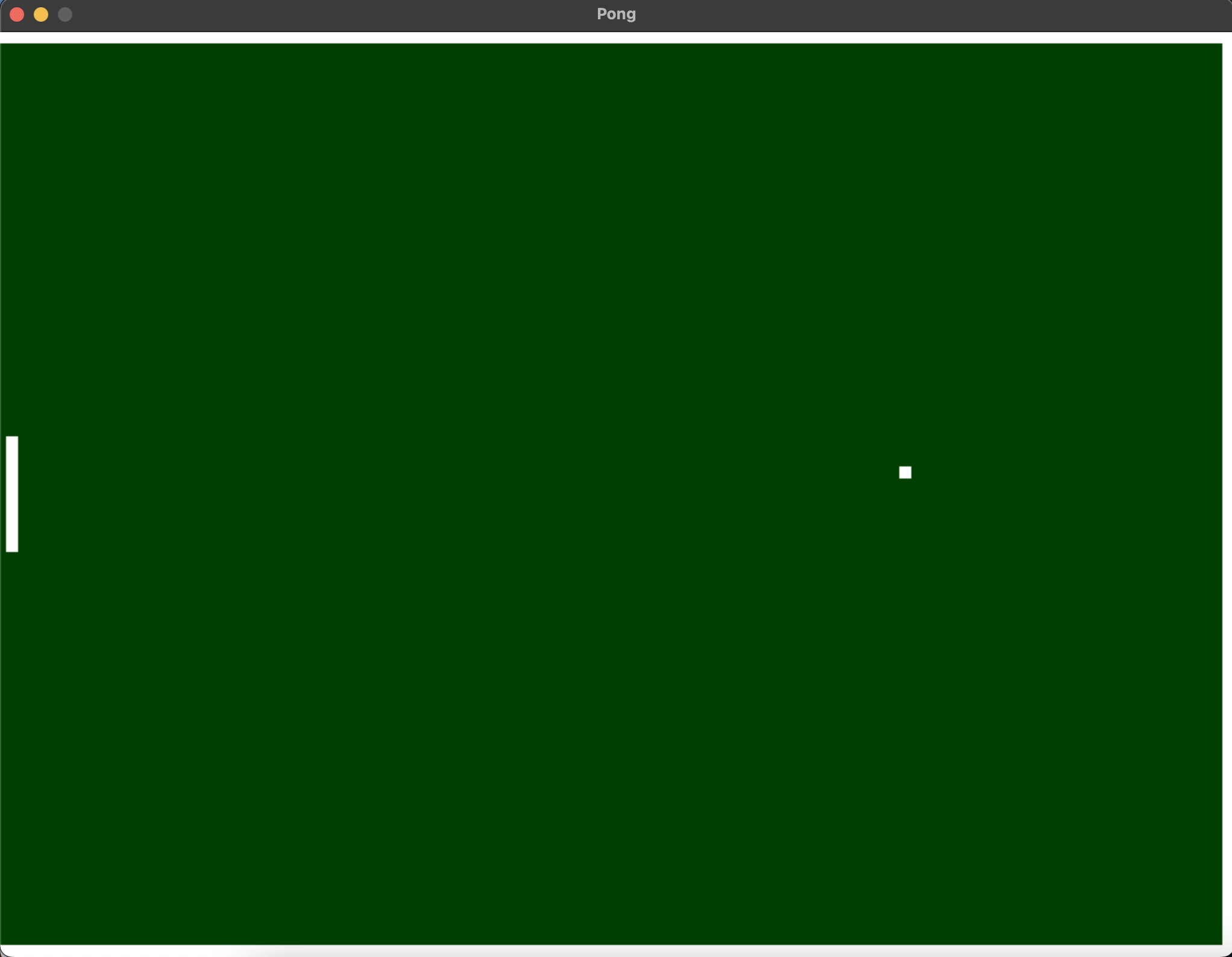 Pong In-Game Screenshot