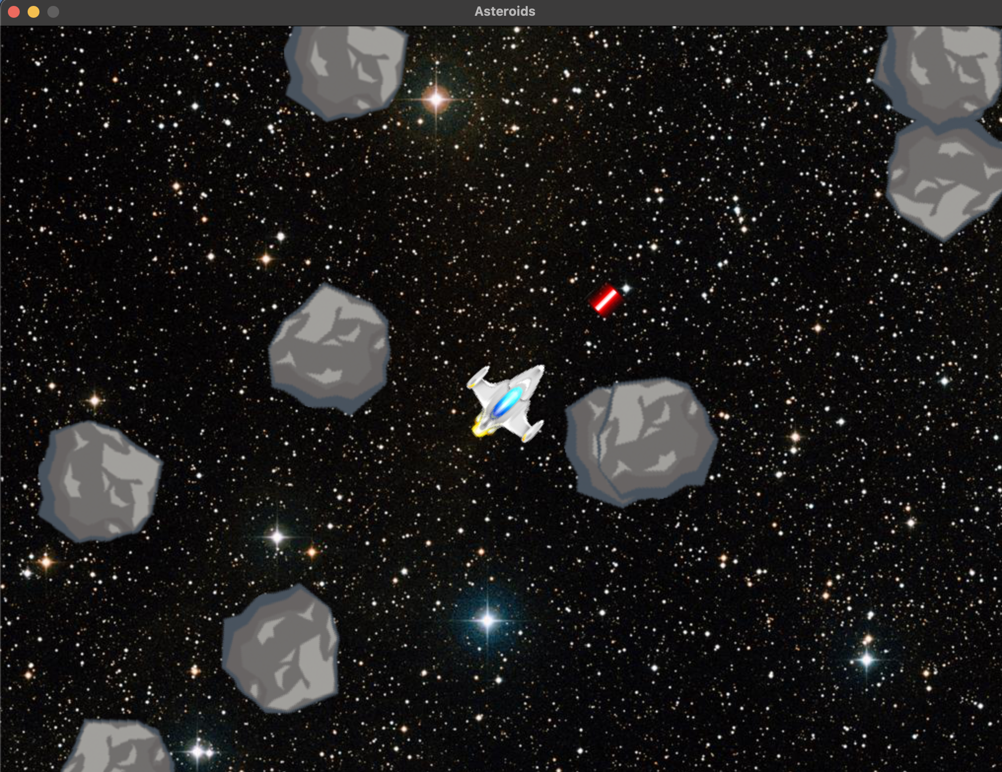Asteroids In-Game Screenshot