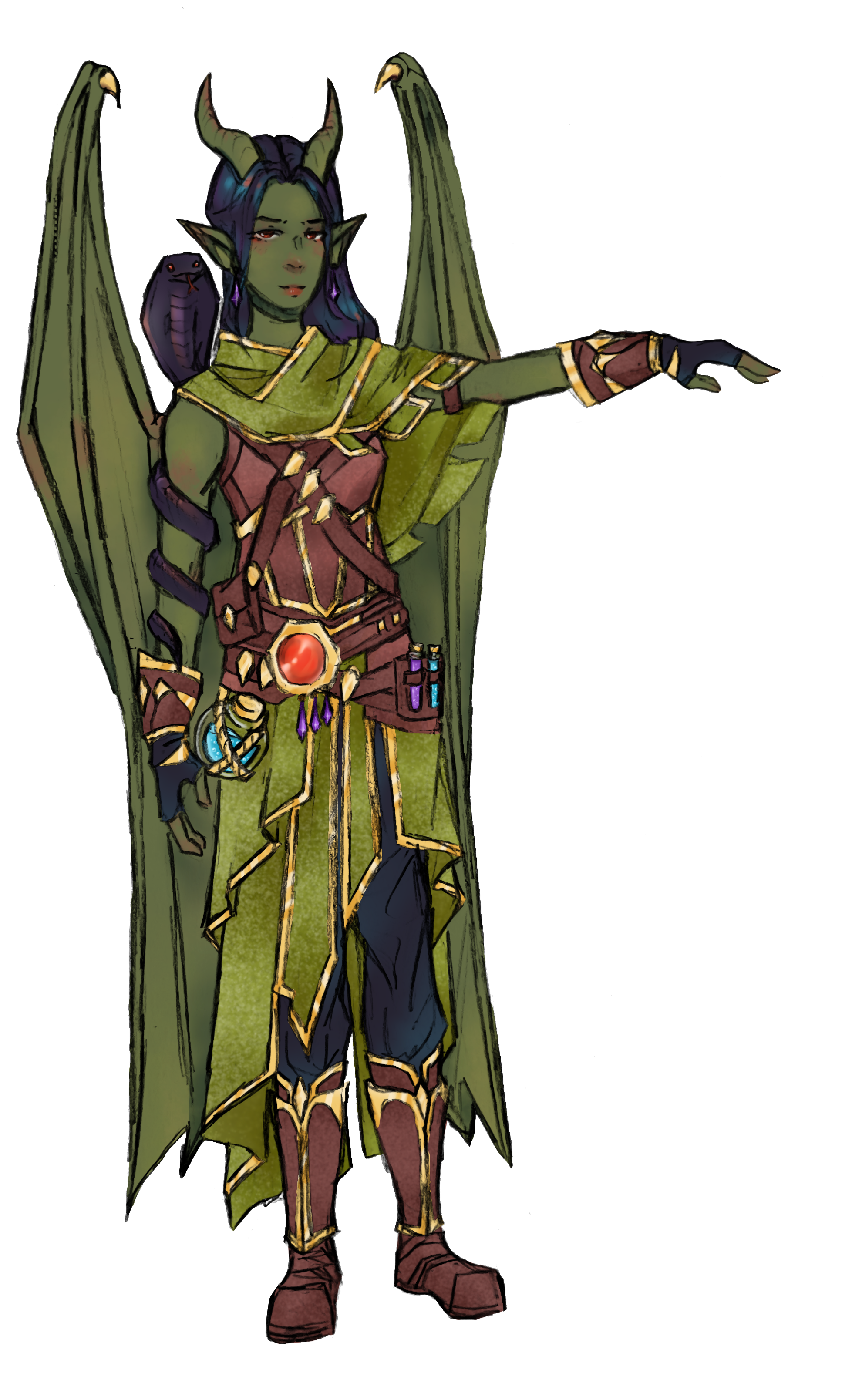 Drawing of Naja Al-Jaanah