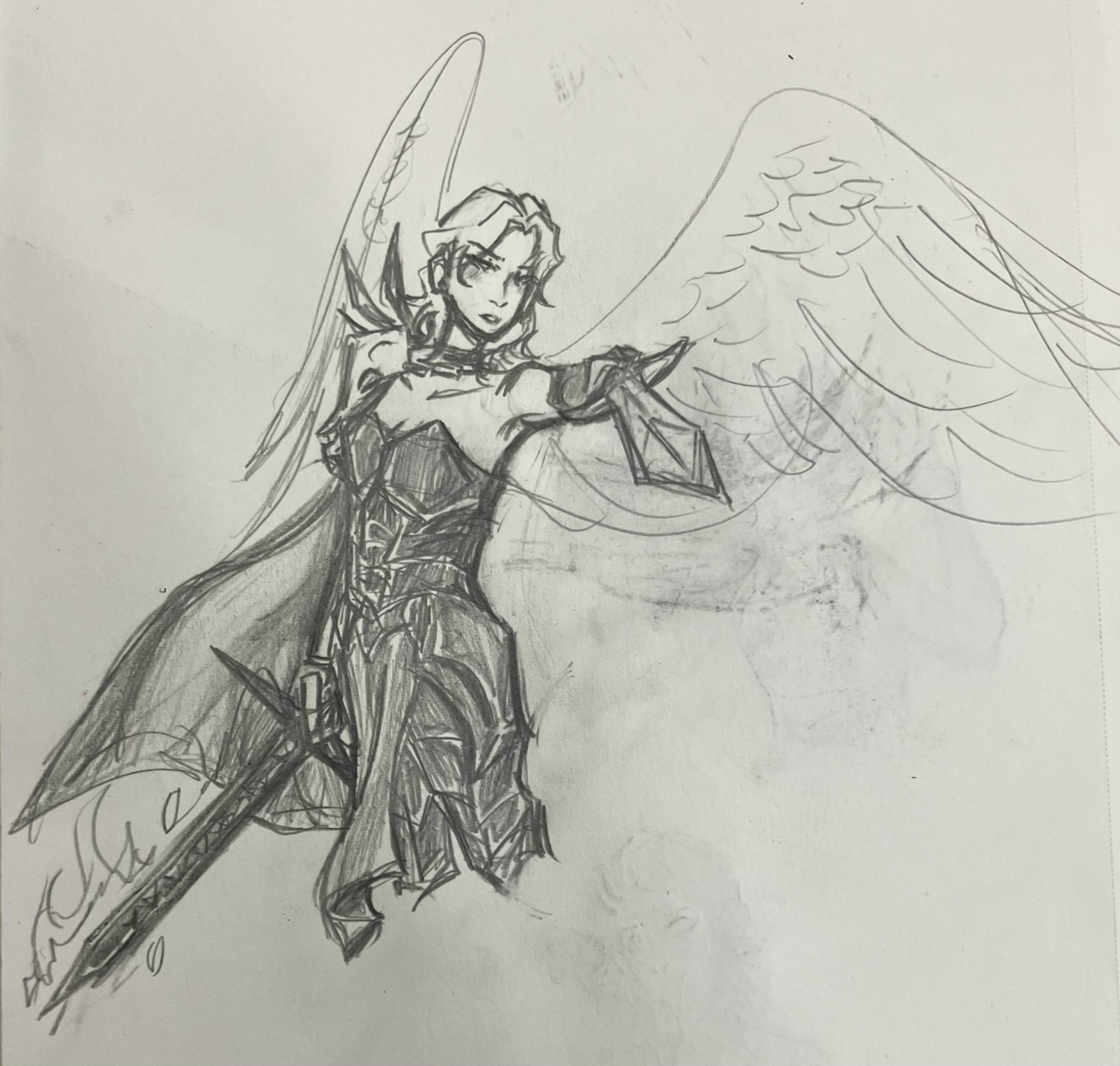 Sketch of Pallas the Paladin