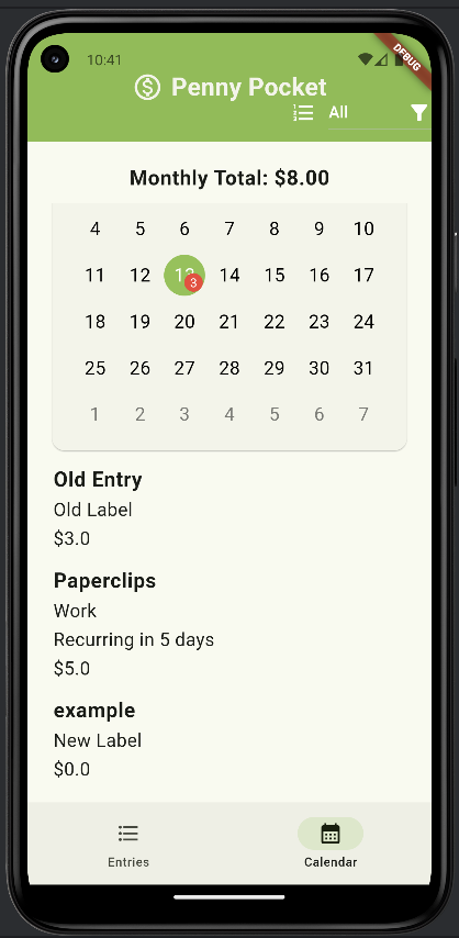 Penny Pocket Simulated Screenshot