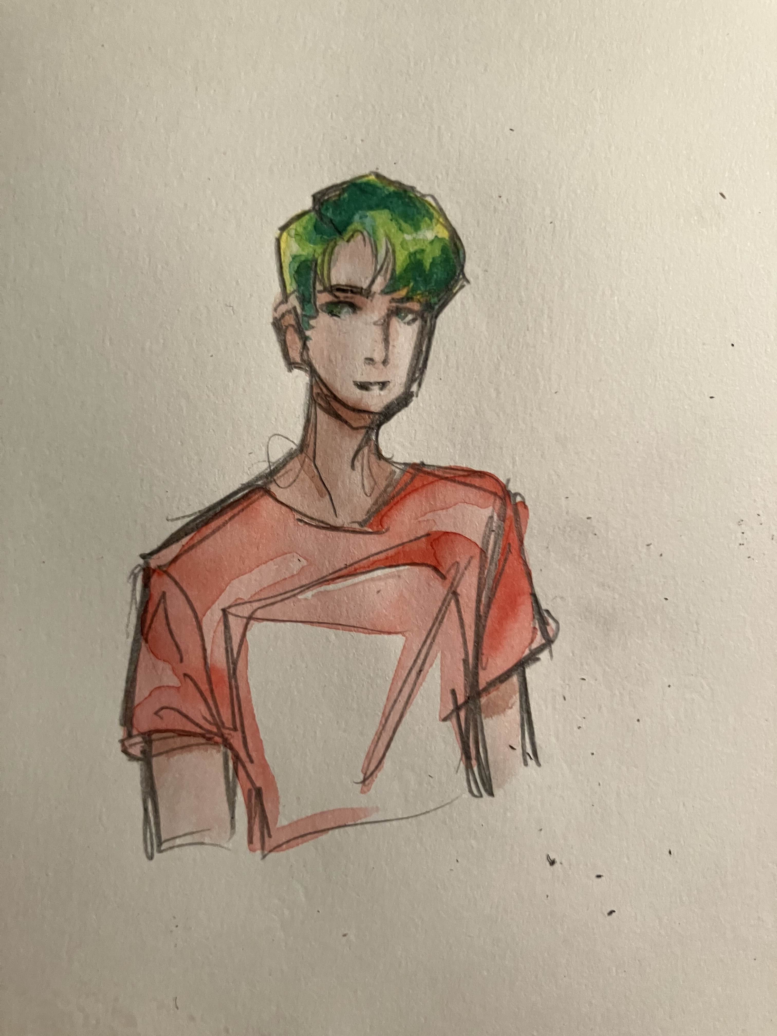 Water Color of Random Person
