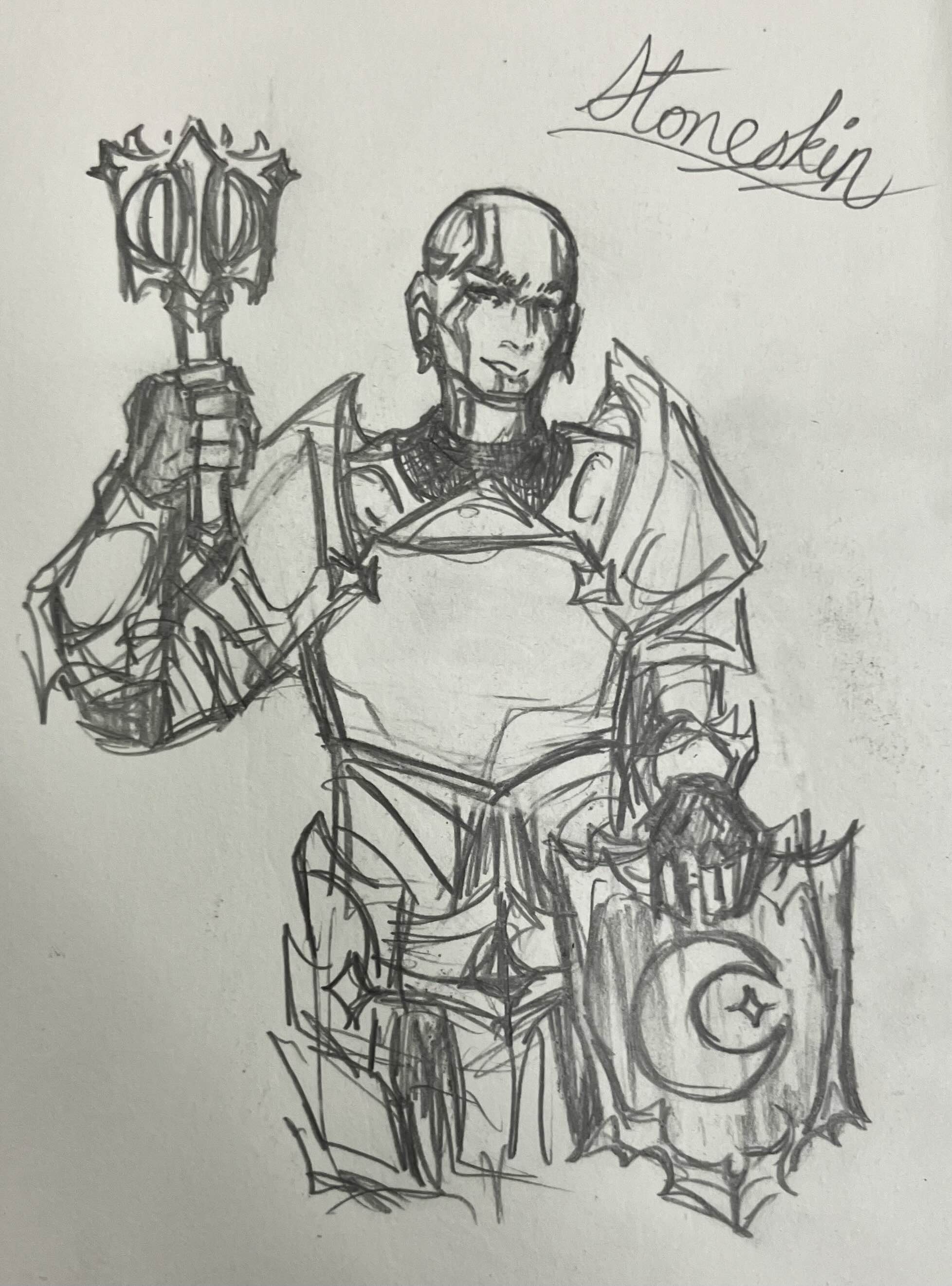Sketch of Stoneskin