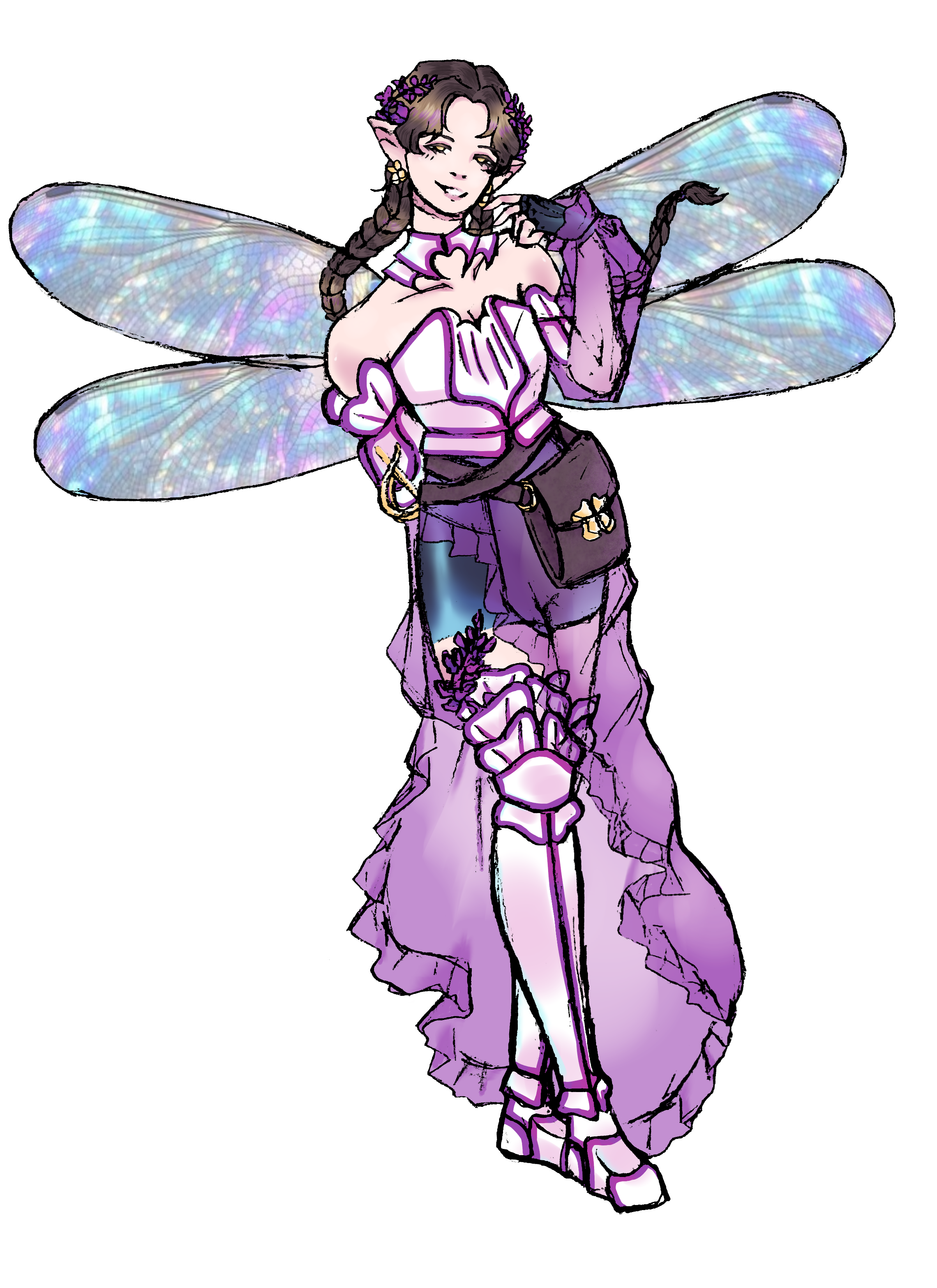 Drawing of Vivian the Charlatan