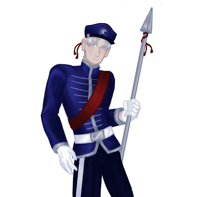 Drawing of Aleksandr Volkov